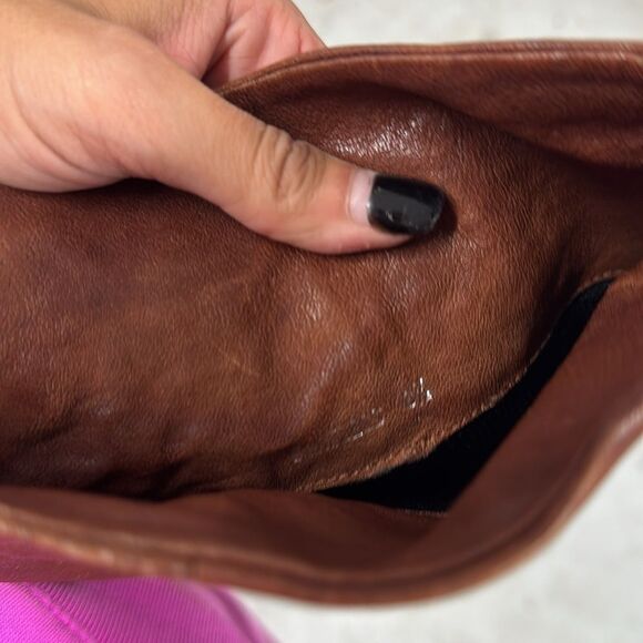 Brown Leather Knee-High Boots -  Size 8.5 High Boots - Great Conditon - Low Heel - Picture 3 of 4